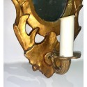 Pareja de cornucopias apliques, siglo XIX.