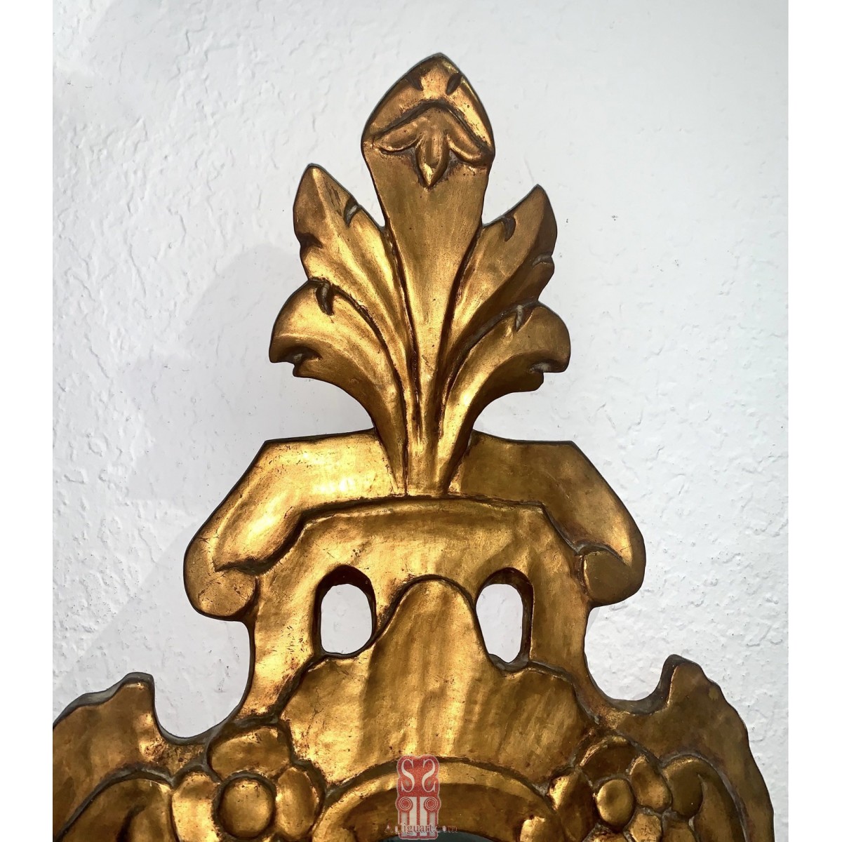 Pareja de cornucopias apliques, siglo XIX.