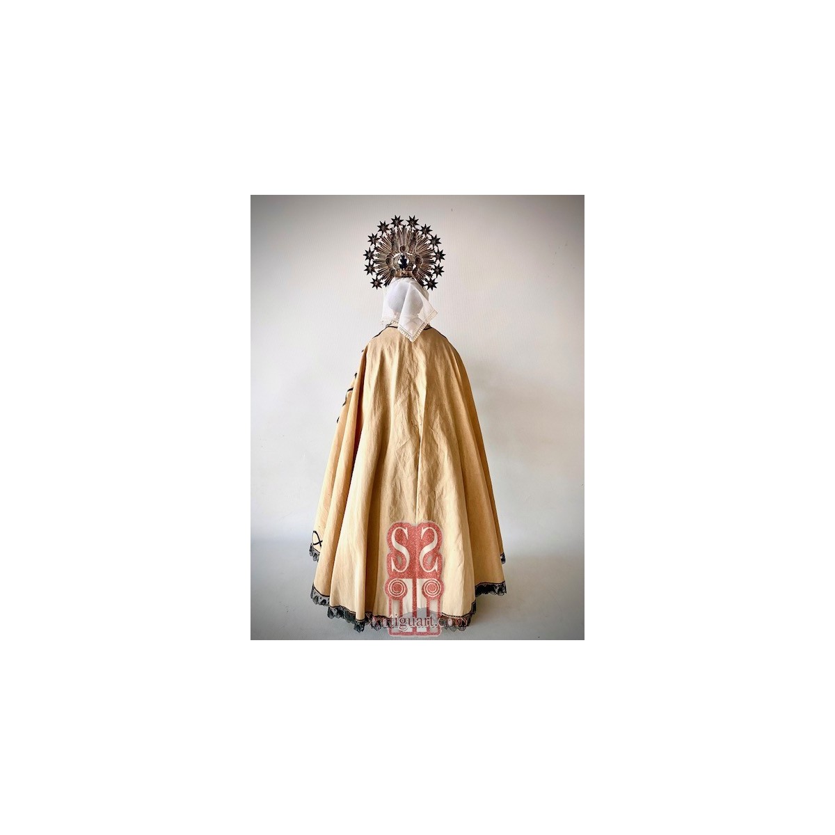 Virgen del Cramen con el Niño. Cap i pota,talla policromara, Mitad Siglo XIX.