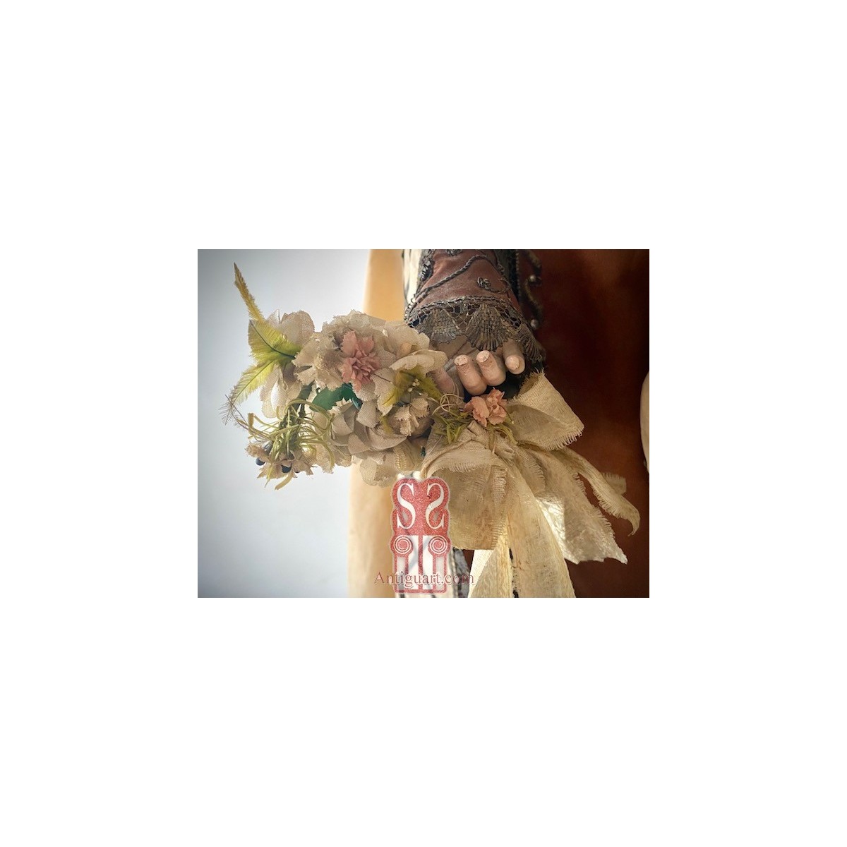 Virgen del Cramen con el Niño. Cap i pota,talla policromara, Mitad Siglo XIX.