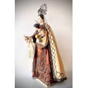 Virgen del Cramen con el Niño. Cap i pota,talla policromara, Mitad Siglo XIX.
