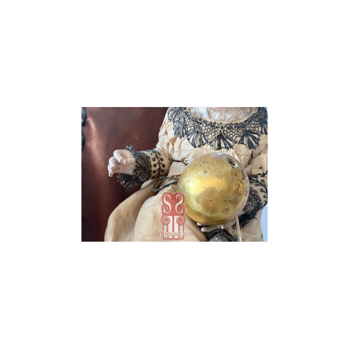 Virgen del Cramen con el Niño. Cap i pota,talla policromara, Mitad Siglo XIX.