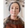 Virgen del Cramen con el Niño. Cap i pota,talla policromara, Mitad Siglo XIX.