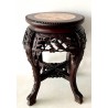 Tavolino di legno intagliato cinese, dell'800