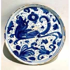 Alzata di ceramica,  XVIII secolo