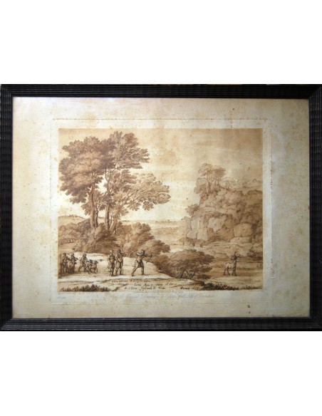 Grabado ingles, siglo XIX.