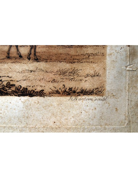 Grabado ingles, siglo XIX.