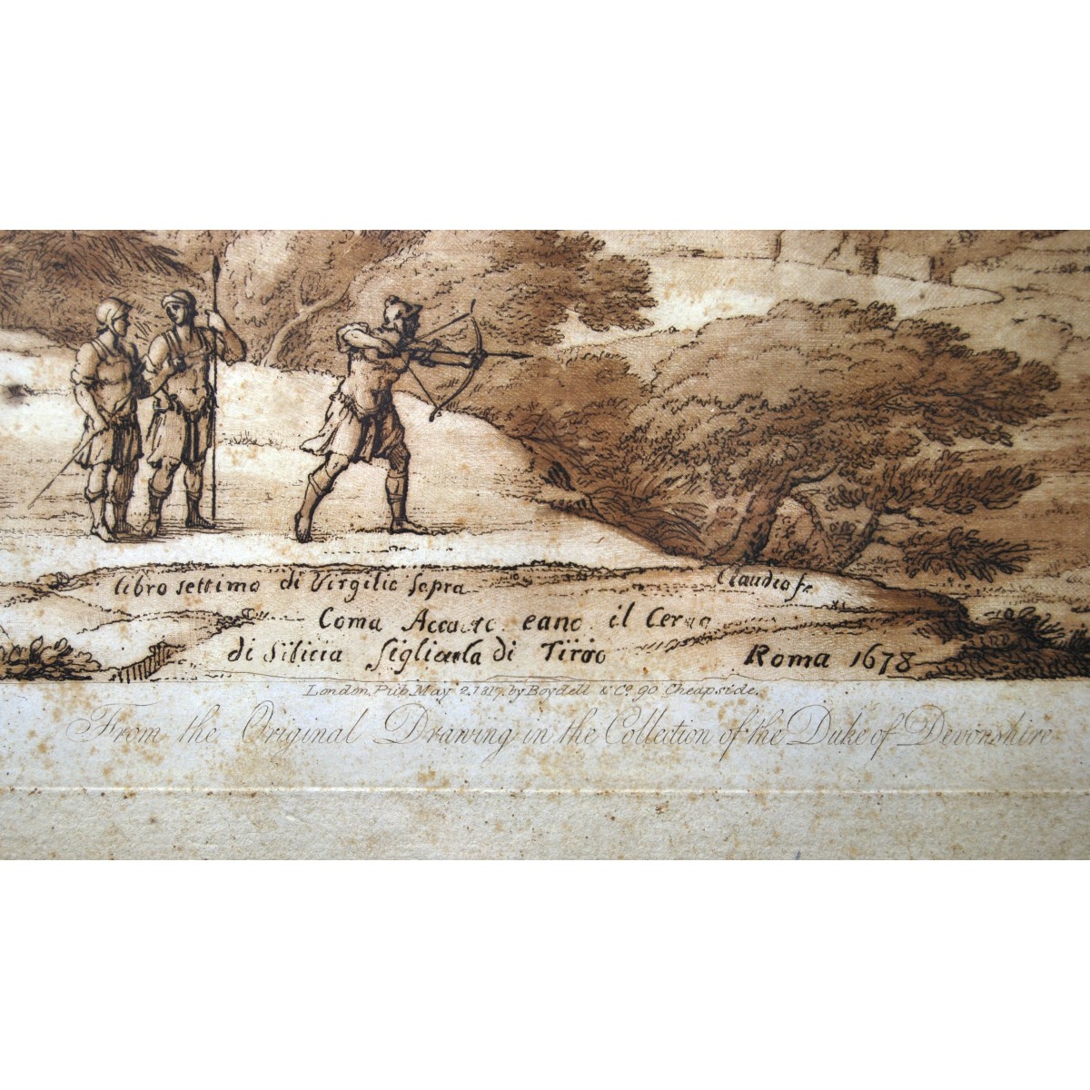 Grabado ingles, siglo XIX.