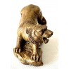 Tigre de bronce de finales del siglo XIX
