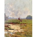 Herman Bogman jr. La Haya 1890-1975 Molino de viento holandés