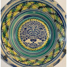 Grande catino di ceramica smaltata del XIX secolo, Spagna