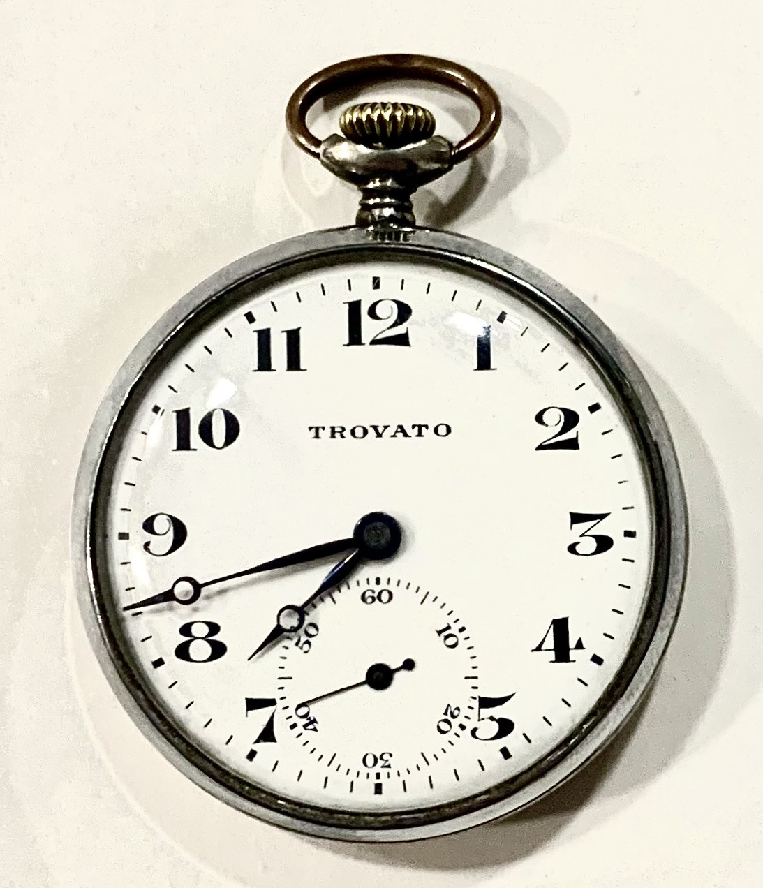 Reloj de bolsillo de plata Suizo del siglo XIX.