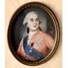 Miniatura del siglo XIX, retrato de Luis XVI.