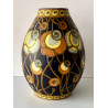 Vaso di ceramica art deco, Keramis Boch