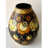 Art deco ceramic vase, Keramis Boch