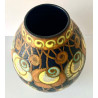 Vaso di ceramica art deco, Keramis Boch