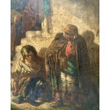 “Mendigos”  óleo sobre lienzo, firmado Jean Van De Kerkhove, fechado 1849 