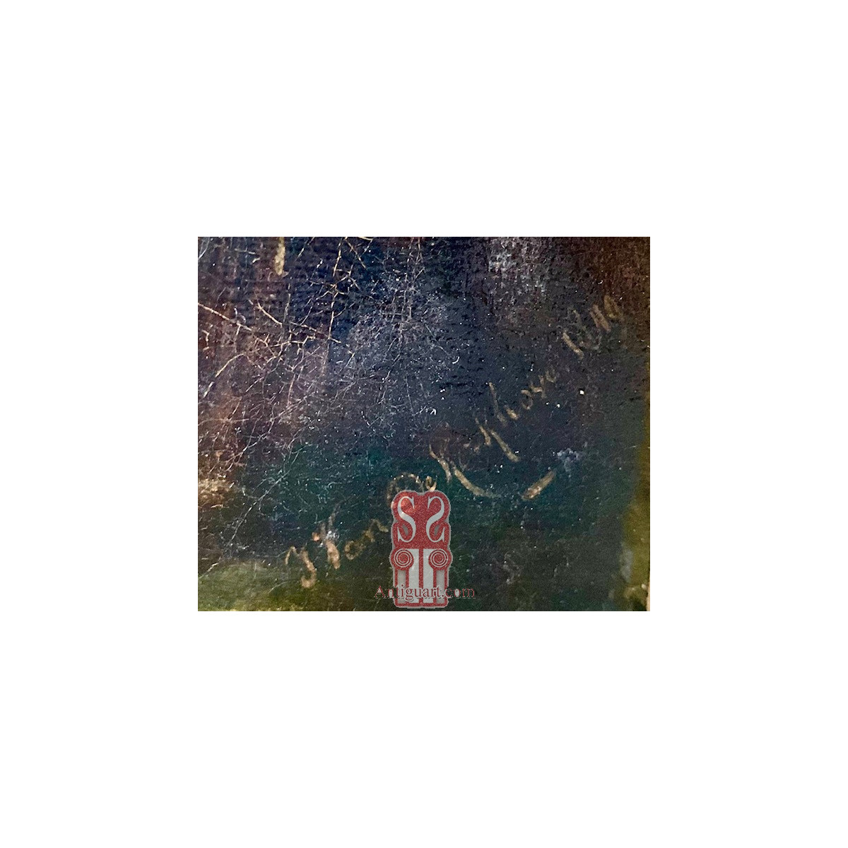 “Mendigos”  óleo sobre lienzo, firmado Jean Van De Kerkhove, fechado 1849 