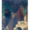 "Beggars", oil on canvas, Jean Van De Kerkhove 