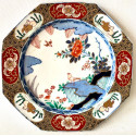 Pareja de platos Imari, Japón finales Siglo XIX.