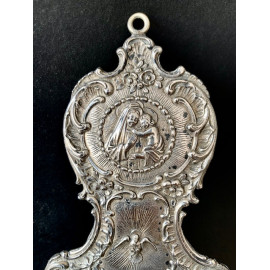 Acquasantiera d'argento del XIX secolo. 2