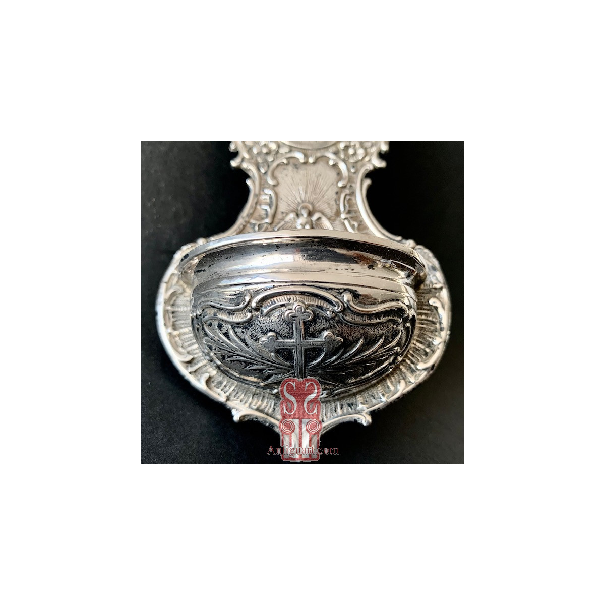 Benditera de plata del siglo XIX.