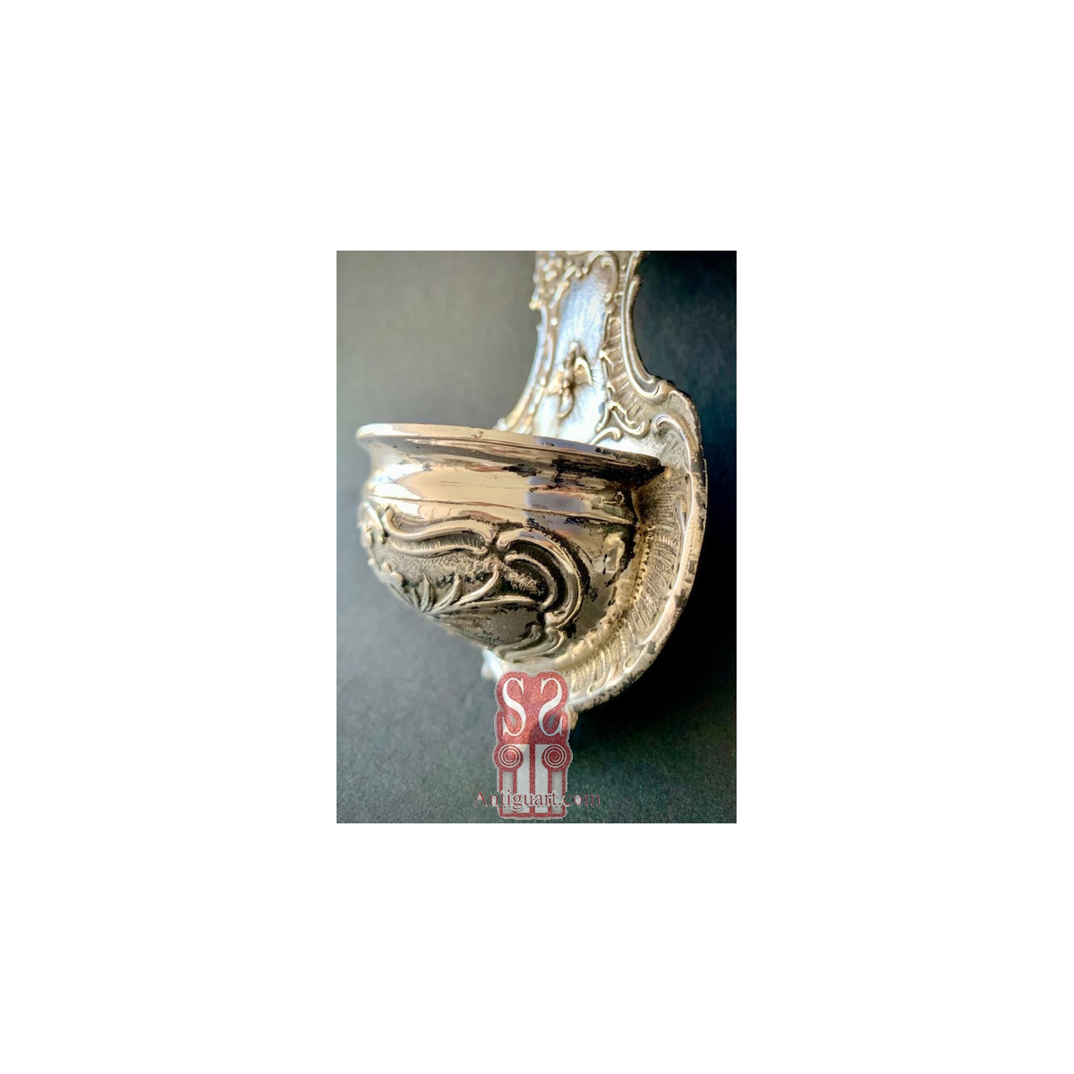 Benditera de plata del siglo XIX.