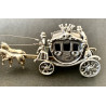 Carriage with six silver horses