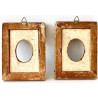 Pair of gilded frames 19th