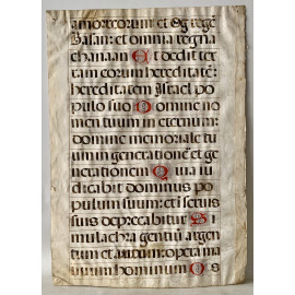 Antifonario in pergamena, del XVI secolo.