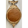 Convex mirror in carved and gilded wood early 20th