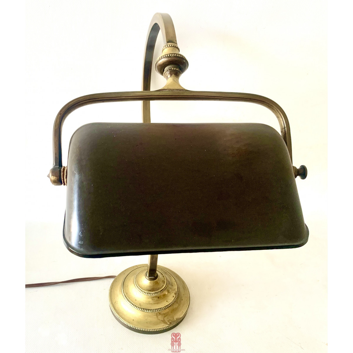 Bronze desk lamp early 20th
