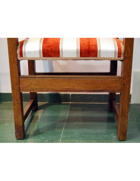 Butaca frailera de finales del siglo XVIII.