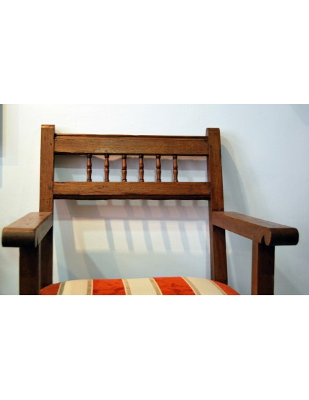 Butaca frailera de finales del siglo XVIII.