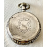 Large silver pocket watch, Swiss, second half 19th.