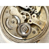Grande orologio da tasca d’argento svizzero.
