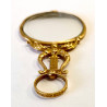 18-karat gold magnifying glass, 19th Sweden.