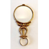 18-karat gold magnifying glass, 19th Sweden.