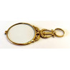 18-karat gold magnifying glass, 19th Sweden.