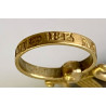 18-karat gold magnifying glass, 19th Sweden.