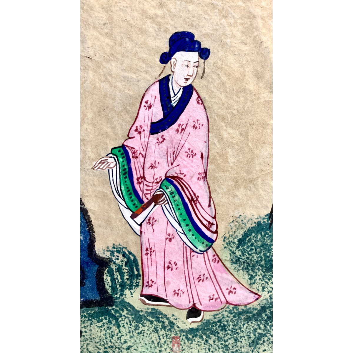 Pintura china del siglo XIX.