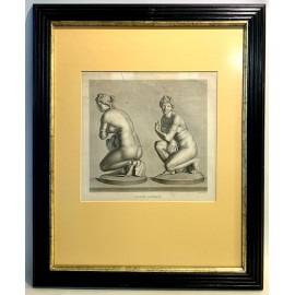 Stampa dell'800, statua classica 2