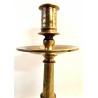 Candelero de bronce del siglo XVII.