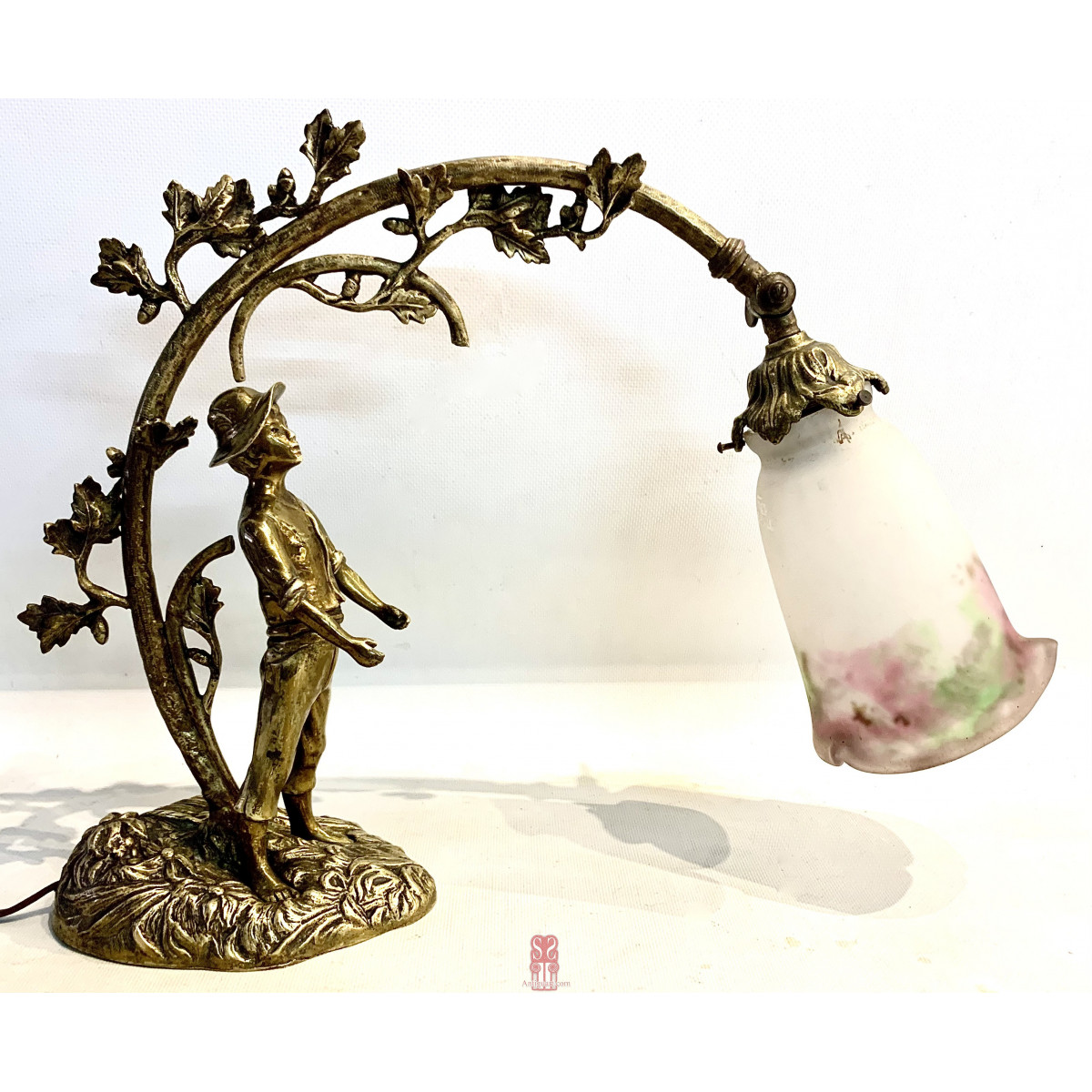 Art Deco table lamp Muller fréres Luneville