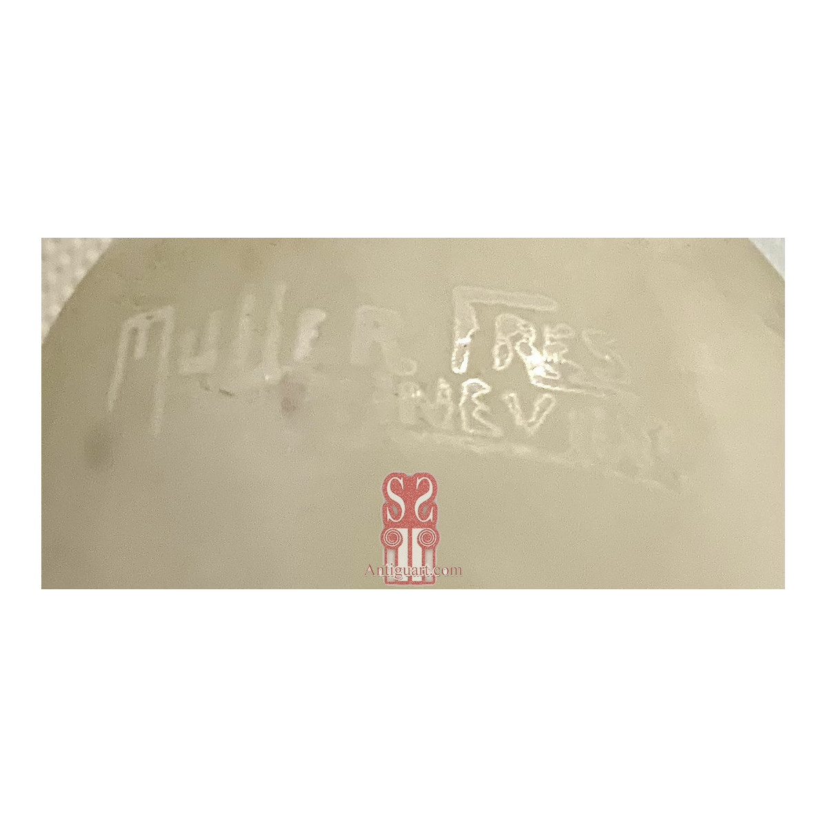 Art Deco table lamp Muller fréres Luneville