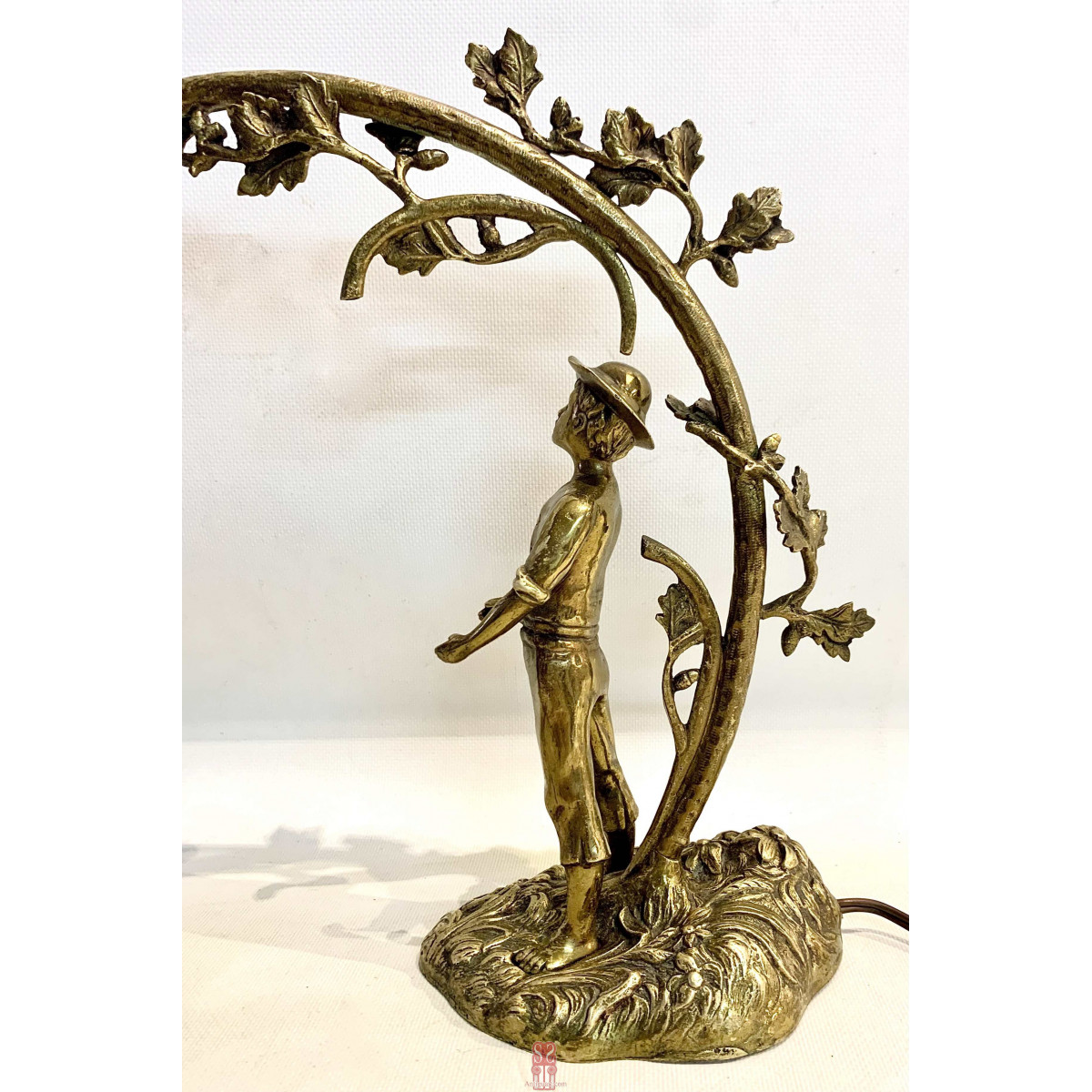 Art Deco table lamp Muller fréres Luneville