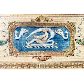 Dibujo al lápiz acuarelado, finales del siglo XVIII. 2