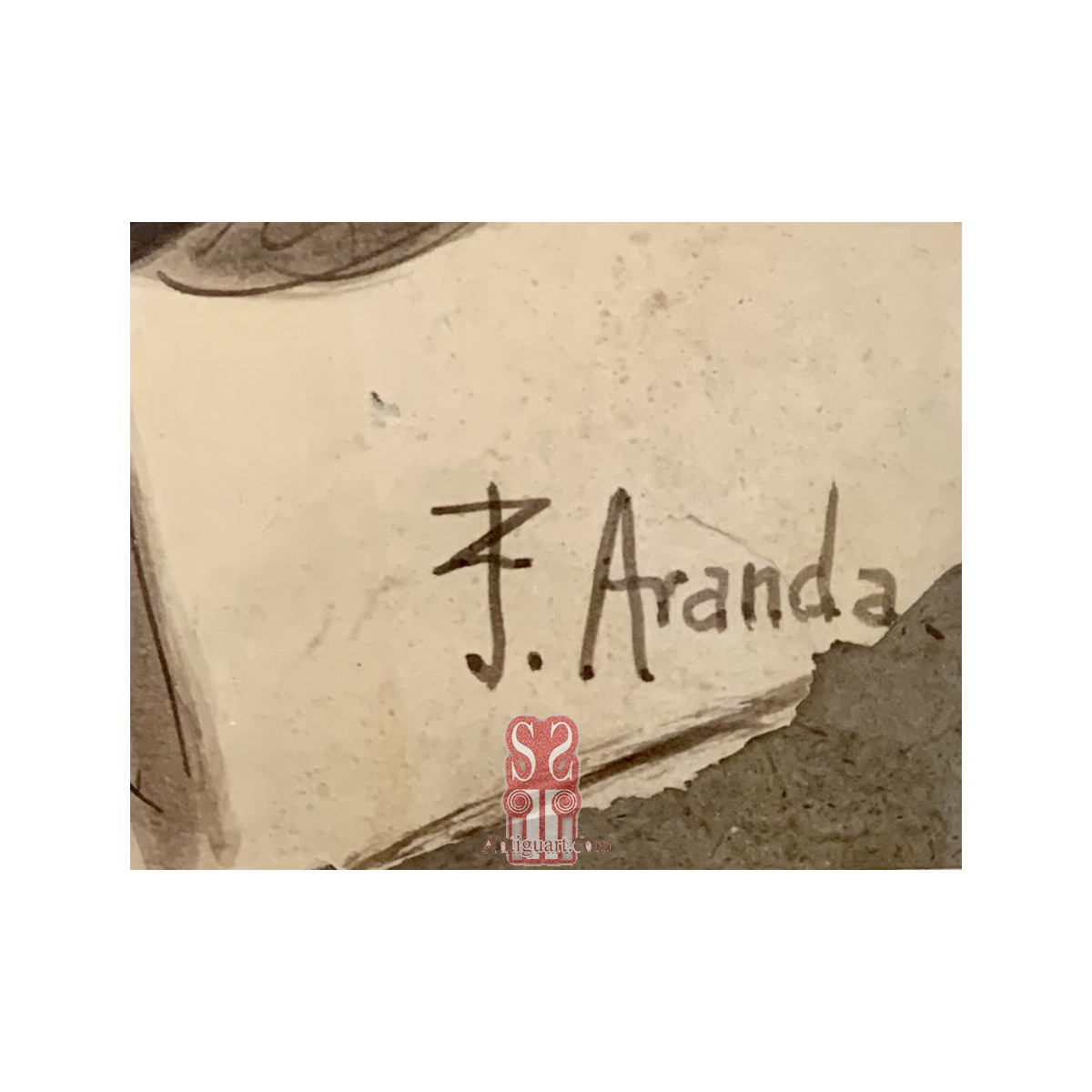 José Jimenez Aranda (Sevilla, 1837-1903), “Mujer con cantaro” 