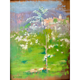 Francisco Bernareggi (1878 en Gualeguay Argentina - 1959 Mallorca), “Paisaje mallorquín” 2