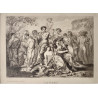 “Bacchanal, Le fleurs”, engraving  19th 